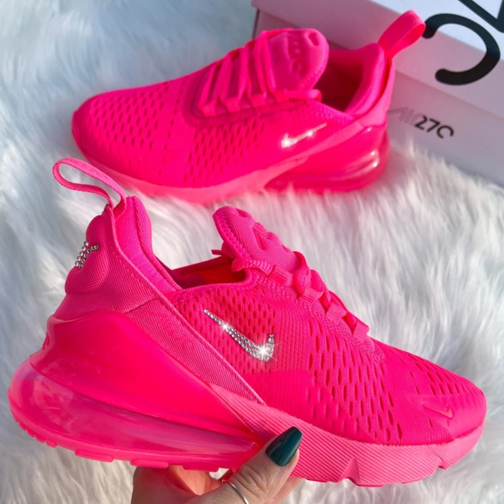 Custom nike air max 270 with bling crystals - Picture 1 of 3
